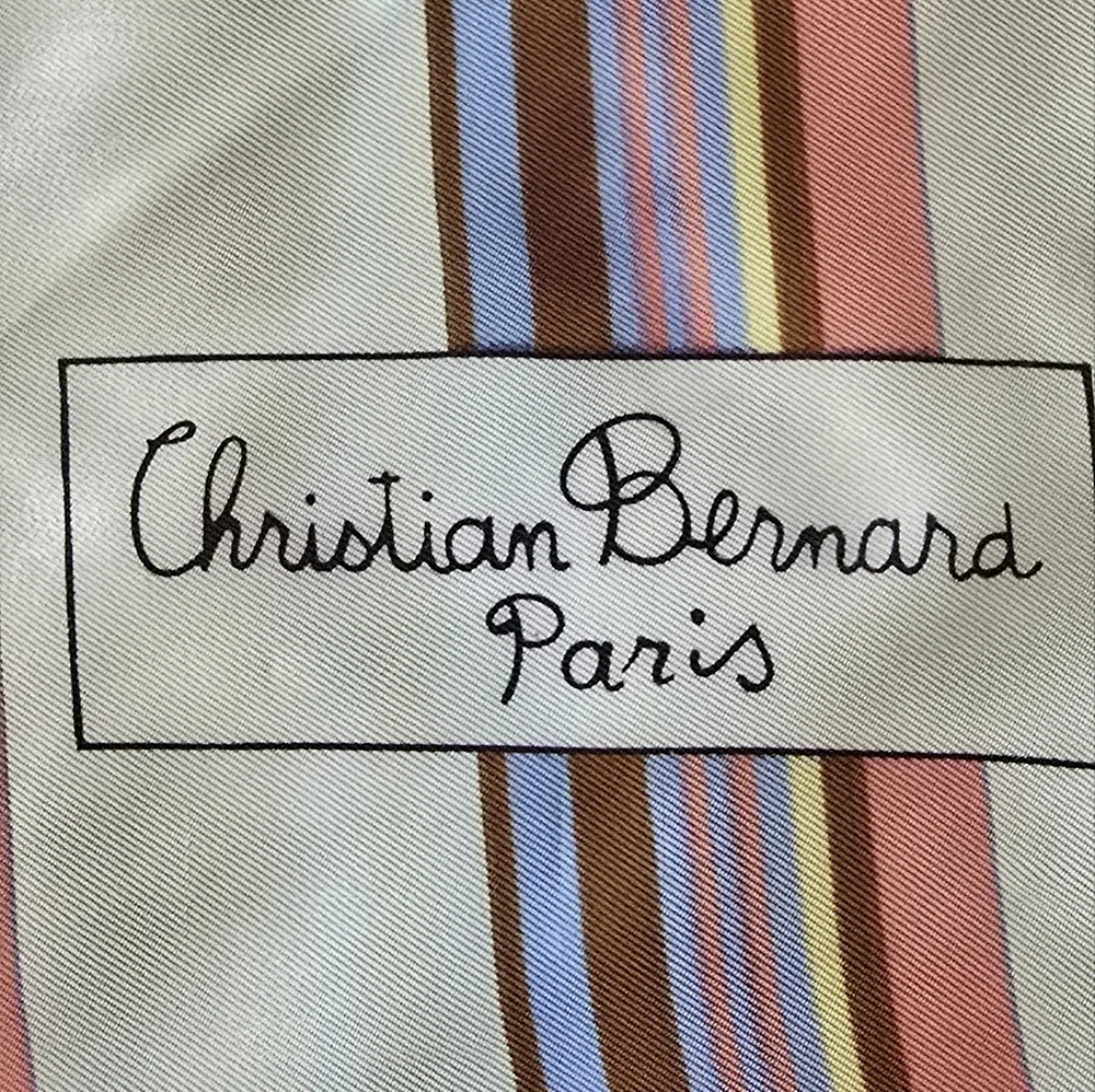 Christian Benard Paris Striped Scarf